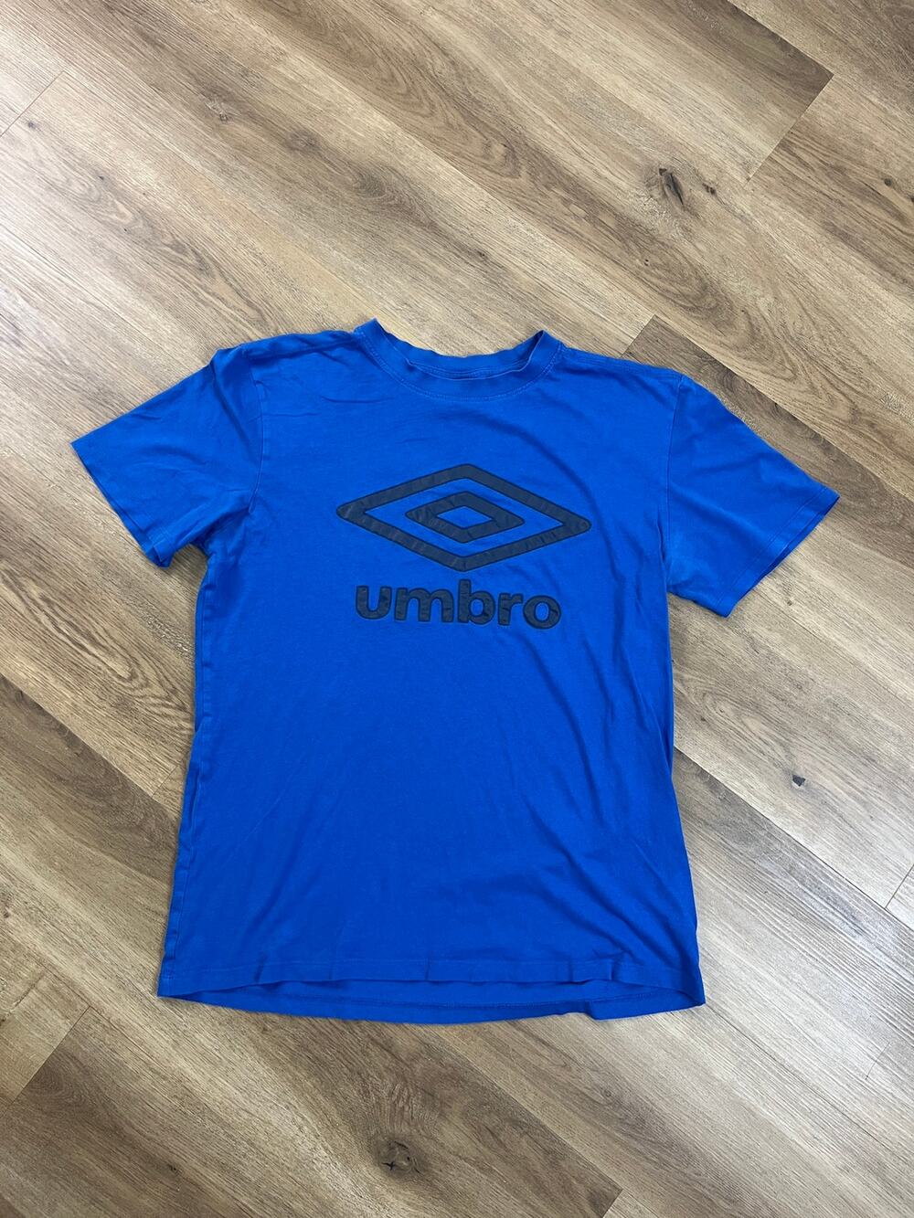 Umbro Logo Graphic T-Shirt Blue Size L
